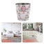 Wastepaper Basket European style Luxury Leather Trash Can Storage Bin Carousel 2
