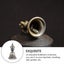 2 Pcs Vintage Bells Decoration Choir Handbell Front Desk Bell Bell Rattle Hand Carousel 3