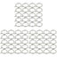 60 Pcs Curtain Hanging Rings With Ear Ring Sturdy Iron Window Curtain Ring Cur Carousel 1