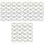 60 Pcs Curtain Hanging Rings With Ear Ring Sturdy Iron Window Curtain Ring Cur Carousel 2