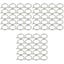 60 Pcs Curtain Hanging Rings With Ear Ring Sturdy Iron Window Curtain Ring Cur Carousel 3