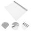 Home Diy Mirror Wall Sticker Adhesive Wall Mirror Bathroom Decal Silver Carousel 2