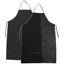 2pcs Waterproof Leather Aprons Kitchen Dustproof Aprons Oil proof Cooking Apron Carousel 1