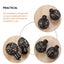 4pcs Curtain Finials Hollow Out Finials Drapery Rail Pole Head Caps For Window Carousel 2