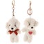 2pcs Plush Puppy Keychains Cartoon Dog Keychain Backpack Hanging Decoration Carousel 1