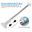 Black Metal Hangers Tension Curtain Rods Tension Holder Tension Rod Curtain Rod Carousel 3