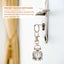 Choker Necklaces Girls Clip Watch Vintage Key Chain Vintage Key Ring Retro Key Carousel 2