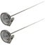 2pcs Deep Fryer Thermometers Dial Thermometers Stainless Steel Stem Meat Cookin Carousel 1