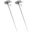 2pcs Deep Fryer Thermometers Dial Thermometers Stainless Steel Stem Meat Cookin Carousel 2