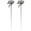 2pcs Deep Fryer Thermometers Dial Thermometers Stainless Steel Stem Meat Cookin Carousel 3