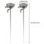 2pcs Deep Fryer Thermometers Dial Thermometers Stainless Steel Stem Meat Cookin Carousel 4
