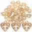 100 Pcs Heart Pendant Heart Shaped Pendants Diy Jewelry Pendants Charms Jewelry Carousel 1