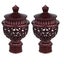 6pcs Decorative Window Curtain Rod End Window Curtain Rod Head Plug Retro Roman Carousel 3