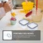 5pcs Portable Hamster Food Holder Boxes With Lid Deli Food Container Leak Proof Carousel 3