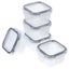 5pcs Portable Hamster Food Holder Boxes With Lid Deli Food Container Leak Proof Carousel 4
