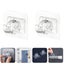 4pcs Practical Punch free Pasting Curtain Rod Clips Home Curtain Rod Holders Carousel 3