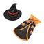 1 Set Of Halloween Pet Dog Cat Decorative Printing Pumpkin Cloak Hat Set Carousel 4