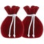 2pcs Velvet Jewelry Boxes Delicate Earrings Organizer Case Jewelry Storage Box Carousel 2