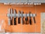 Toque Knife Holder Block Magnetic Wall Mounted Tools Rack Stainless Steel 40cm Carousel 3