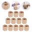 12pcs Woven Napkin Rings Decorative Napkin Buckles Pastoral Style Napkin Rings Carousel 3