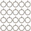20pcs Curtain Rings Curtain Iron Circles Roman Rings Iron Curtain Rings For Cur Carousel 1