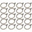 20pcs Curtain Rings Curtain Iron Circles Roman Rings Iron Curtain Rings For Cur Carousel 4