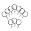 20pcs Vintage Rustproof Drapery Ring With Hook Curtain Clip Ring silver Carousel 1