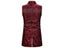 Wine Red Paisley Jacquard Long Double Breasted Lapel Vest For Men Carousel 1
