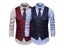 Fashion Business Vest Slim Fit Solid Color Men Wedding Waistcoat Carousel 2