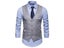Fashion Business Vest Slim Fit Solid Color Men Wedding Waistcoat Carousel 5