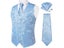 Fashion Men's Green Paisley Business Vest Red Waistcoat Necktie Pocket Square Carousel 4