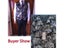 Paisley Flower Steampunk Men's Classic V Neck Slim Fit Flannel Waistcoat Carousel 4