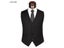 Mens Black Gray Slim Fit Wedding Suit Vests Formal Tuxedo Waistcoats Carousel 2