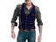 Men's Herringbone V Neck Slim Fit Brown Tweed Waistcoat Vest Wedding Gilet Carousel 5