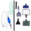 Glass Set Aquarium Brush Glass Wisking Tool Electric Aquarium Cleaning Tools Va Carousel 1