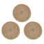 3 Pcs Decoration Home Heat Resistant Placemats Farmhouse Coasters Kitchen Place Carousel 1