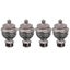 4pcs Roman Rod Hollow out Head Hollow out Curtain Rod End Curtain Accessories F Carousel 2