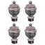 4pcs Roman Rod Hollow out Head Hollow out Curtain Rod End Curtain Accessories F Carousel 3