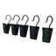 60 Pcs Drapery Iron Rings Anti skid Curtain Clips With Hooks black Carousel 4