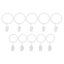 20 Pcs Curtain Hooks Drapes Drapery Curtain Rings Rings Heavy Curtains Drapery Carousel 1