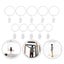 20 Pcs Curtain Hooks Drapes Drapery Curtain Rings Rings Heavy Curtains Drapery Carousel 3