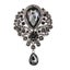 Rhinestone Brooch Pin Sparkly Coat Collar Lapel Brooch Clip Women Jewelry Gift Carousel 1