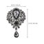Rhinestone Brooch Pin Sparkly Coat Collar Lapel Brooch Clip Women Jewelry Gift Carousel 2