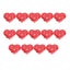14pcs Red Heart Shape Brooch Luminous Breastpin Flashing Lapel Glowing Brooch V Carousel 1