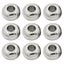 100 Pcs Bead Necklaces Rondelle Beads Metal Spacer Beads Metal Loose Beads Jewe Carousel 1