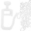 50pcs Curtain Track Pulley Curtain Roller Sliding Wheel Curtain Glider Hook Carousel 1