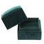 1pc Square Shape Liner Ring Box Jewelry Container Flannelette Jewelry Box Carousel 1