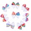 8 Pcs Womens Hair Clips Rainbow Bow Barrette Alligator Hair Barrette Ribbon Bow Carousel 3