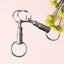 5 Pc Double Ring Keychains Outdoor Key Rings Detachable Buckle Keychain Mother Carousel 3