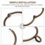 20 Pcs Decorative Hooks Decorative Drapery Rings Curtain Rod Rings Curtain Pole Carousel 2